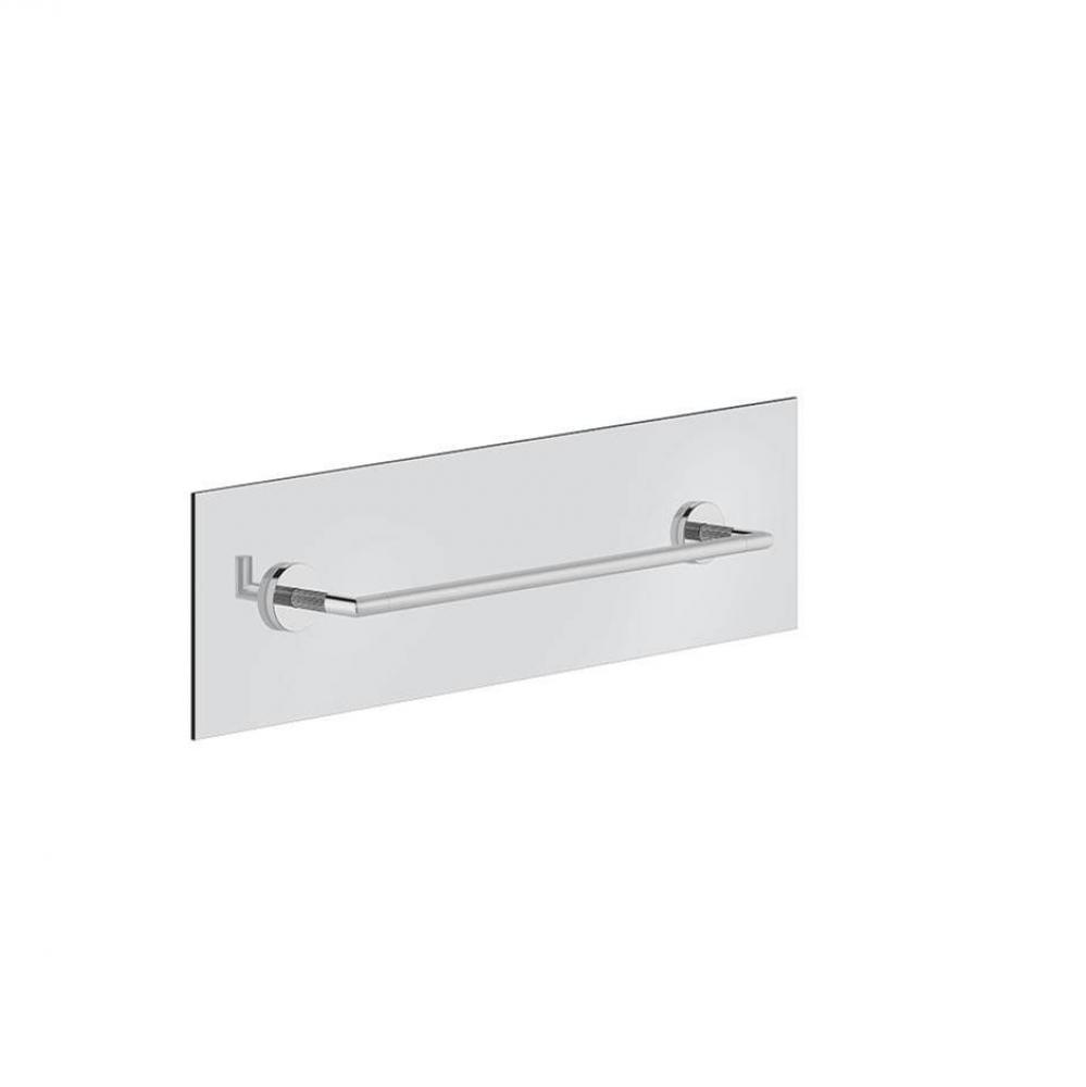 Towel rail for glass fixing - 18'' length