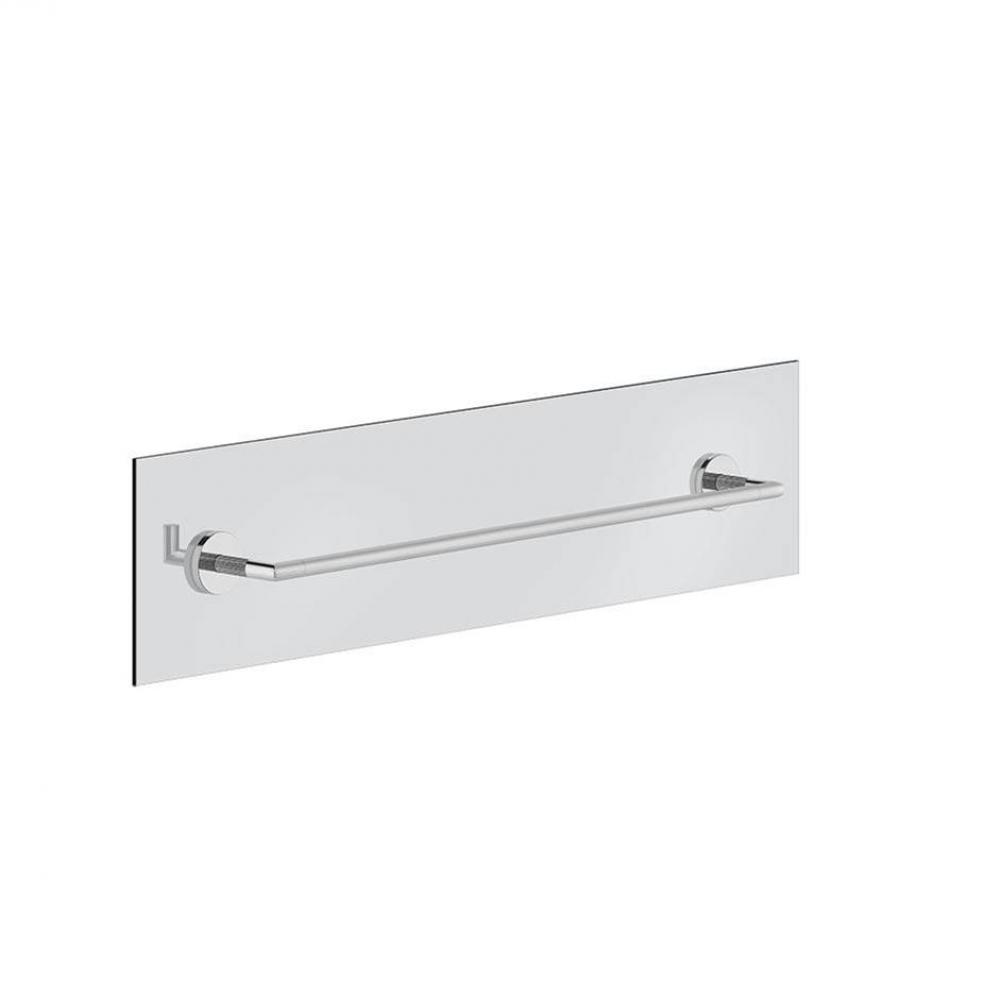 Towel rail for glass fixing - 24'' length