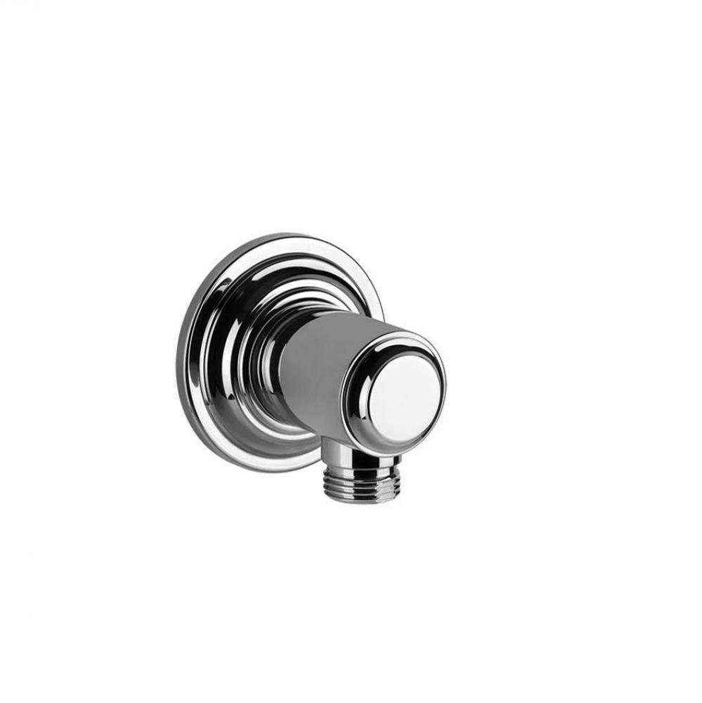 Wall elbow with backplate