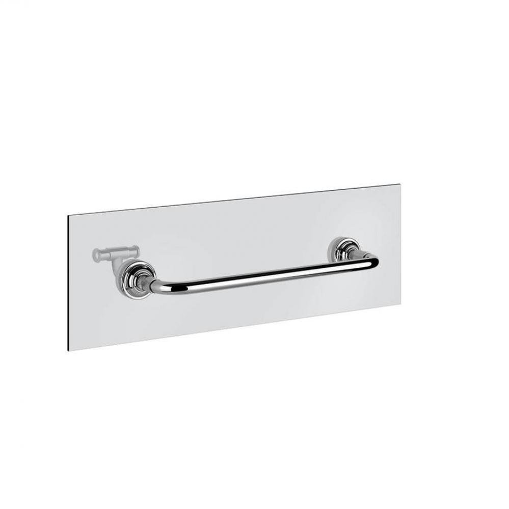 Towel rail for glass fixing - 12'' Lenght