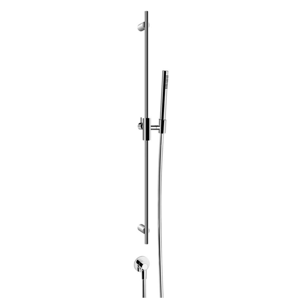 Handshower and adjustable sliding rail set. UNITO