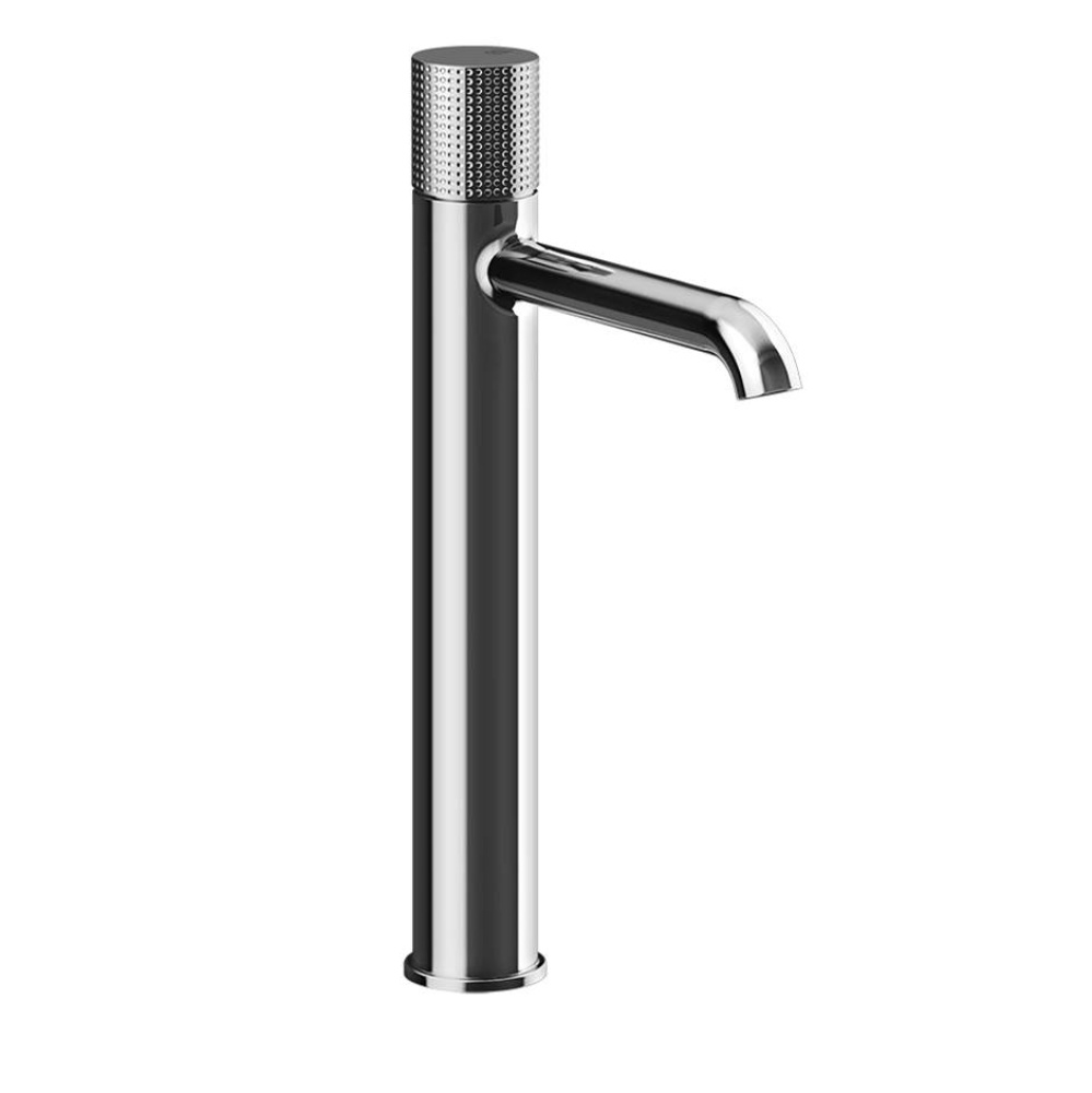 Tall single lever washbasin mixer without pop-up assembly. CESELLO