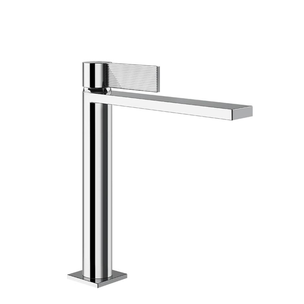 Medium single lever washbasin without Stop&Go assembly. RIGATO