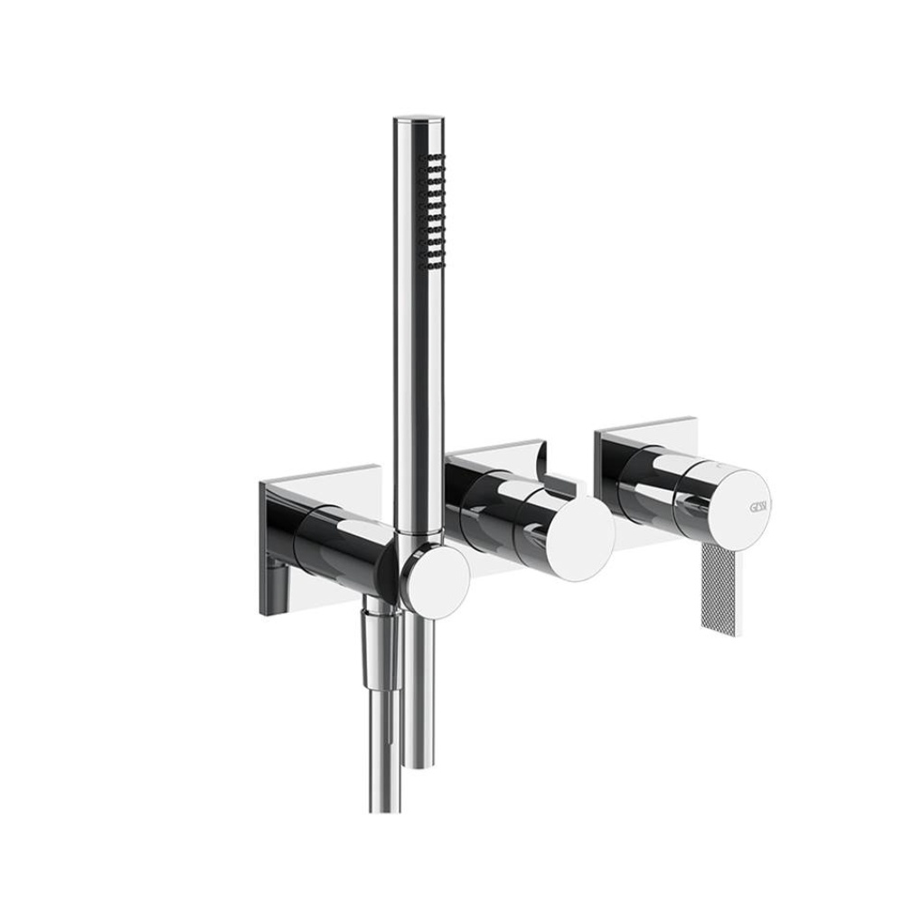 TRIM PARTS ONLY Wall-mounted bath mixer control. DIAMANTATO
