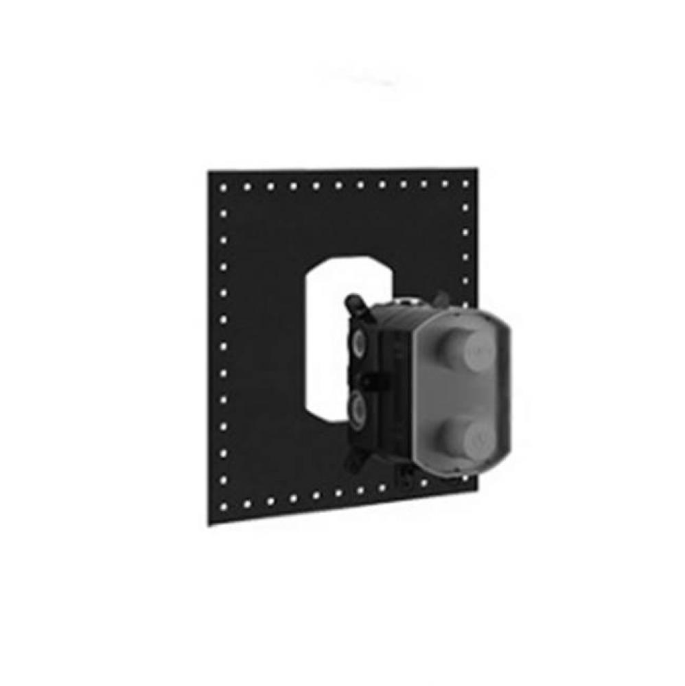 In-wall rough valve for wall-mounted electronic separate control.