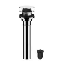 Gessi 01427#031 - 1 1/4'' push drain with or without overflow feature