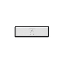 Gessi 02768-031 - Push-botton plate with ATOMIZER symbol. For Linear & Shelf Hi-Fi.
