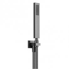 Gessi 26623-426 - Handshower Set, Fixed Hook, Wall Elbow, 59'' Flex Hose, Max Flow Rate 1.75 Gpm