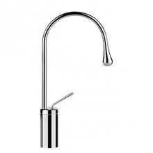 Gessi 35204-031 - Tall single lever washbasin mixer without pop-up assembly