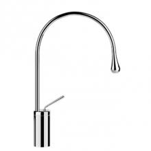 Gessi 35205-031 - Tall single lever washbasin mixer without pop-up assembly