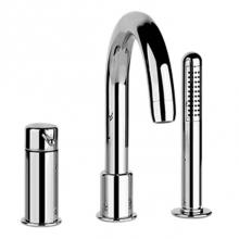 Gessi 35237-031 - Three-Hole Roman Tub Set