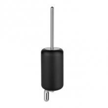 Gessi 38020-299 - Wall-Mounted Ceramic Toilet Brush Holder - Black Gres