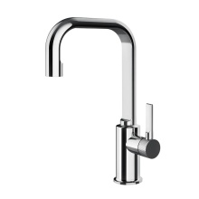 Gessi 58006#031 - High basin mixer, flexible connections, without waste