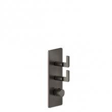 Gessi 58204-031 - TRIM PARTS ONLY External parts for thermostatic with 2 volume controls