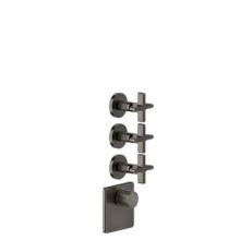 Gessi 58346-031 - TRIM PARTS ONLY External parts for thermostatic with 3 volume controls
