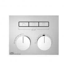 Gessi 63006-031 - TRIM PARTS ONLY External parts for thermostatic mixer for three functions, with push-button on/off