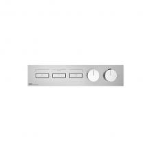 Gessi 63014-031 - TRIM PARTS ONLY External parts for thermostatic mixer for three simultaneous functions, with push-