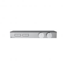 Gessi 63022-031 - TRIM PARTS ONLY External parts for thermostatic shelf mixer for two simultaneous functions, with p