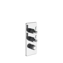 Gessi 65200#031 - TRIM PARTS ONLY External parts for thermostatic with 2 volume controls