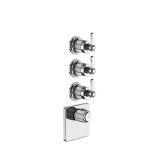 Gessi 65206#031 - TRIM PARTS ONLY External parts for thermostatic with 3 volume controls