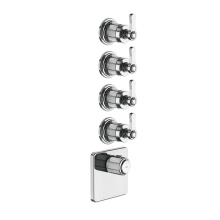 Gessi 65210#031 - TRIM PARTS ONLY External parts for thermostatic with 4 volume controls