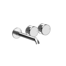 Gessi 66090#031 - TRIM PARTS ONLY Wall-mounted wahbasin mixer trim, without waste