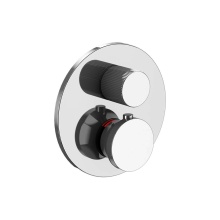 Gessi 66137#031 - TRIM PARTS ONLY External parts for 3-way diverter thermostatic and volume control
