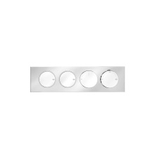 Gessi 66222#031 - TRIM PARTS ONLY External parts for thermostatic mixer for two functions, with push-button on/off c