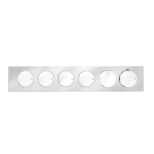 Gessi 66226#031 - TRIM PARTS ONLY External parts for thermostatic mixer for four functions, with push-button on/off