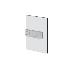 Gessi 67501#031 - Wall-Glass self-centering hinge. RIGATO. If the door exceeds 110 lbs or 39-3/8'' width,
