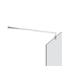 Gessi 67573#031 - Stabilization arm for frameless shower enclosure. Customizable length. RIGATO