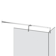 Gessi 67675#031 - T-shaped stabilization arm for frameless shower enclosure. Customizable length. DIAMANTATO