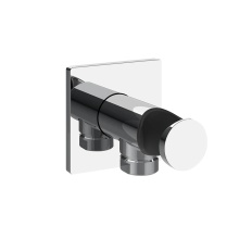 Gessi 73061#031 - Wall elbow with built-in water intake and fixed hook