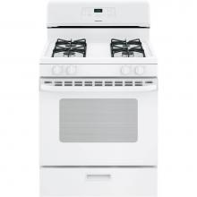 Hotpoint RGBS400DMWW - Hotpoint 30'' Free-Standing Standard Clean Gas Range