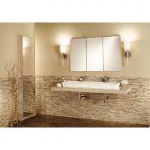 GlassCrafters GC2430-6-SC-TR-SB-EL - 6dp, Elec, 24 x 30,Flat Mir,Trin Frm,L-hng Dr,BBR