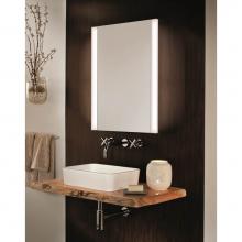 GlassCrafters VTL-36-001 - Vertical LED Task Light Kit, 2.5 x 36, 4'' and 6'' Deep