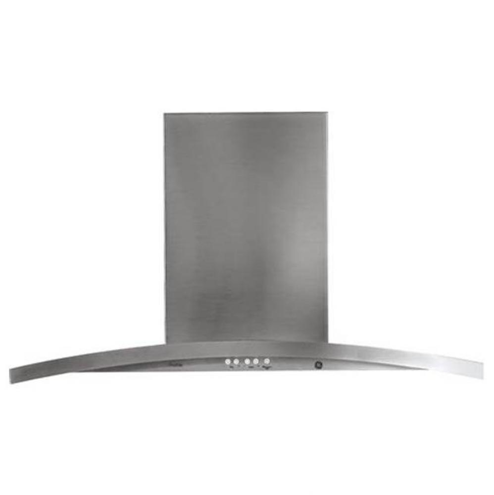 GE Profile 36'' Island-Mount Chimney Hood
