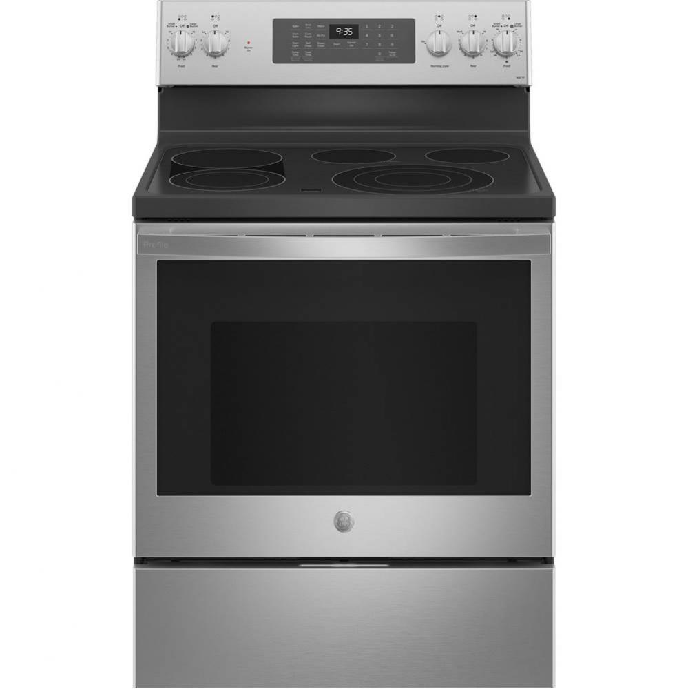 30'' Smart Free-Standing Electric Convection Fingerprint Resistant Range With No Preheat