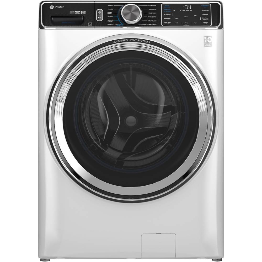 GE Profile 5.3 cu. ft. Capacity Smart Front Load ENERGY STAR Washer with UltraFresh Vent System pl