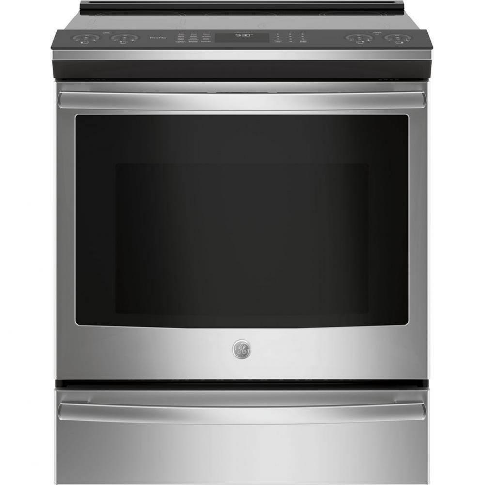 GE Profile 30'' Smart Slide-In Front-Control Induction and Convection Range