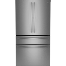 GE Profile Series PGE29BYTFS - GE Profile ENERGY STAR 28.7 Cu. Ft. Smart Fingerprint Resistant 4-Door French-Door Refrigerator Wi