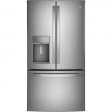 GE Profile Series PFD28KYNFS - GE Profile Series 27.7 Cu. Ft. Fingerprint Resistant French-Door Refrigerator with Door In Door an