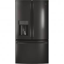 GE Profile Series PFE28KBLTS - GE Profile Series ENERGY STAR 27.7 Cu. Ft. French-Door Refrigerator with Hands-Free AutoFill