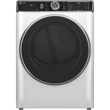 GE Profile Series PFD87GSSVWW - GE Profile 7.8 cu. ft. Capacity Smart Front Load Gas Dryer with Steam and Sanitize Cycle