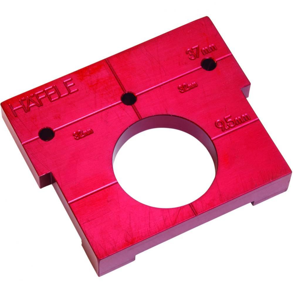 Rafix Drill Gde W/Syst Holes Red Anod Al