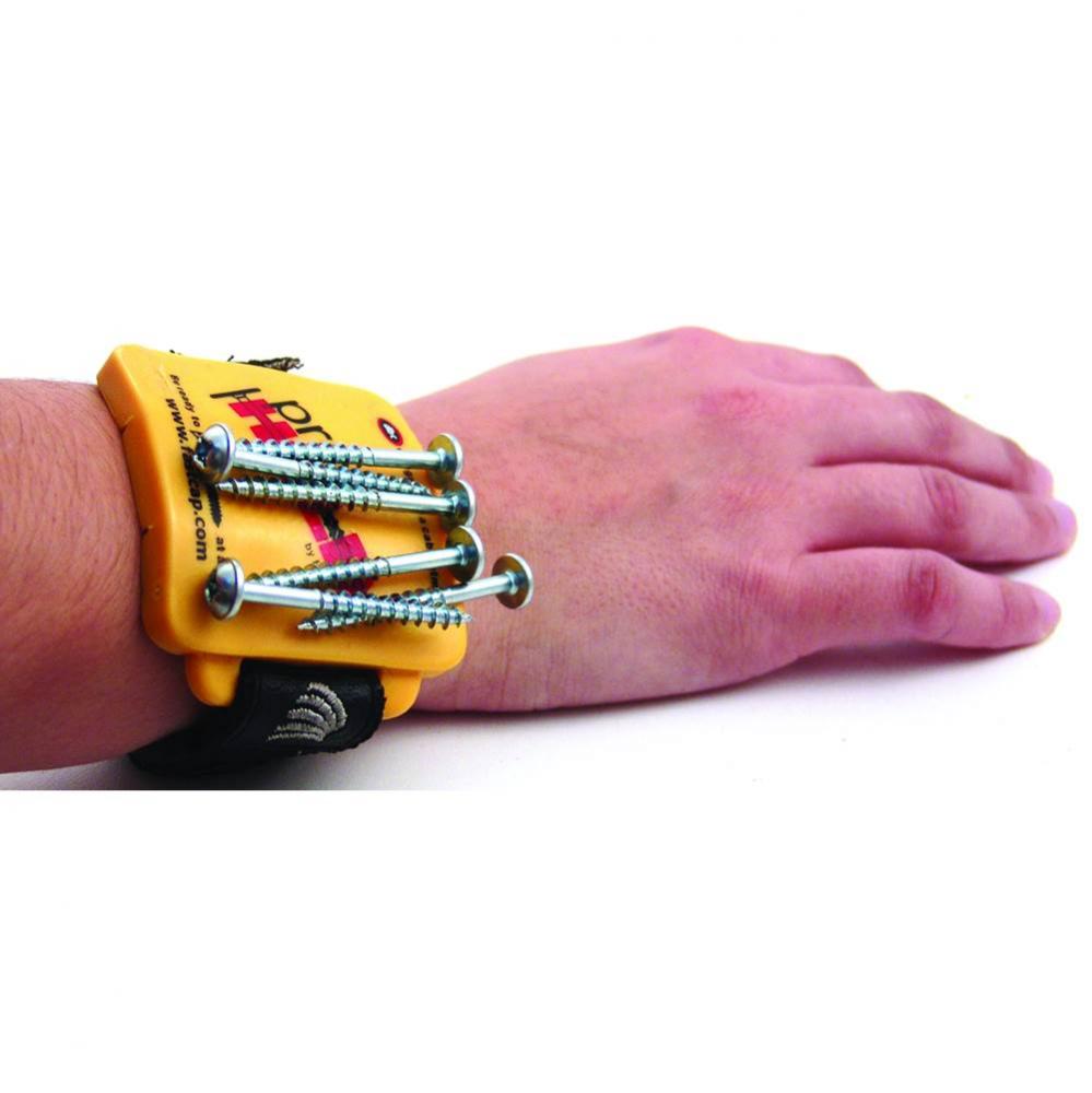 Pro Hold Magn Wristband Yel Black Strap