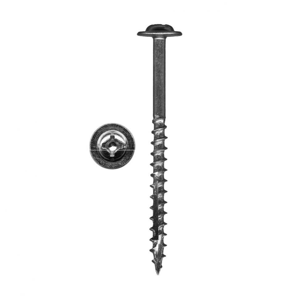 Screw Rwh T17 Sq  No.10 X 2.5'' St Bulk