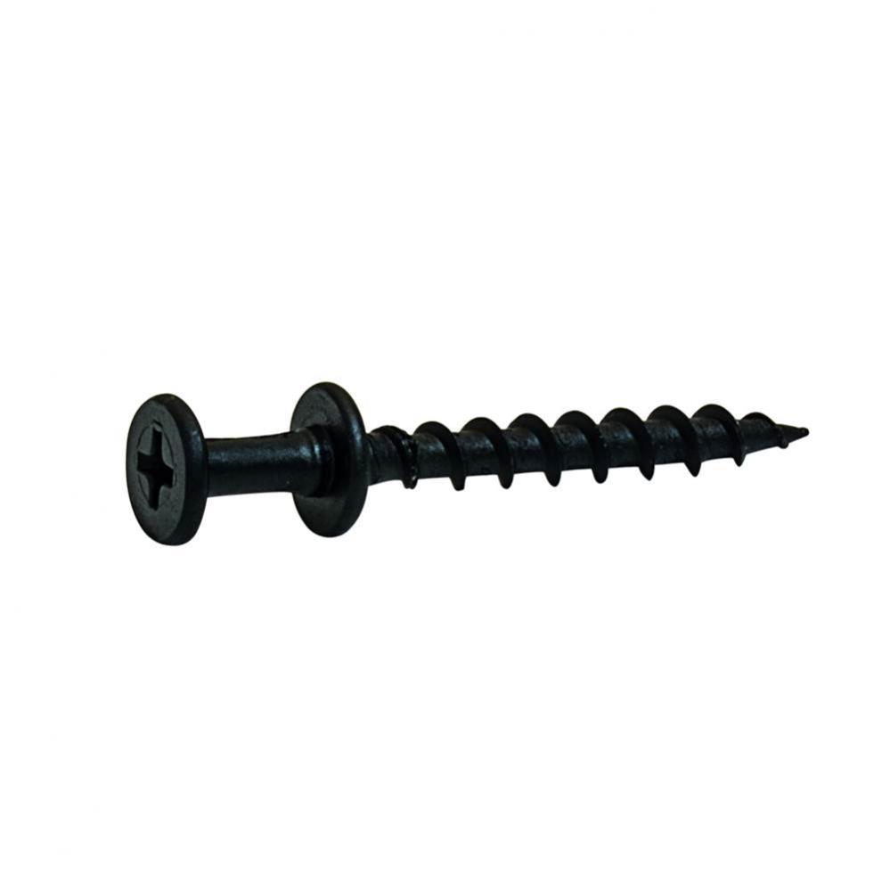 Screw No.8 X 1 1/2'' Dbl Hd Ph Black Bulk