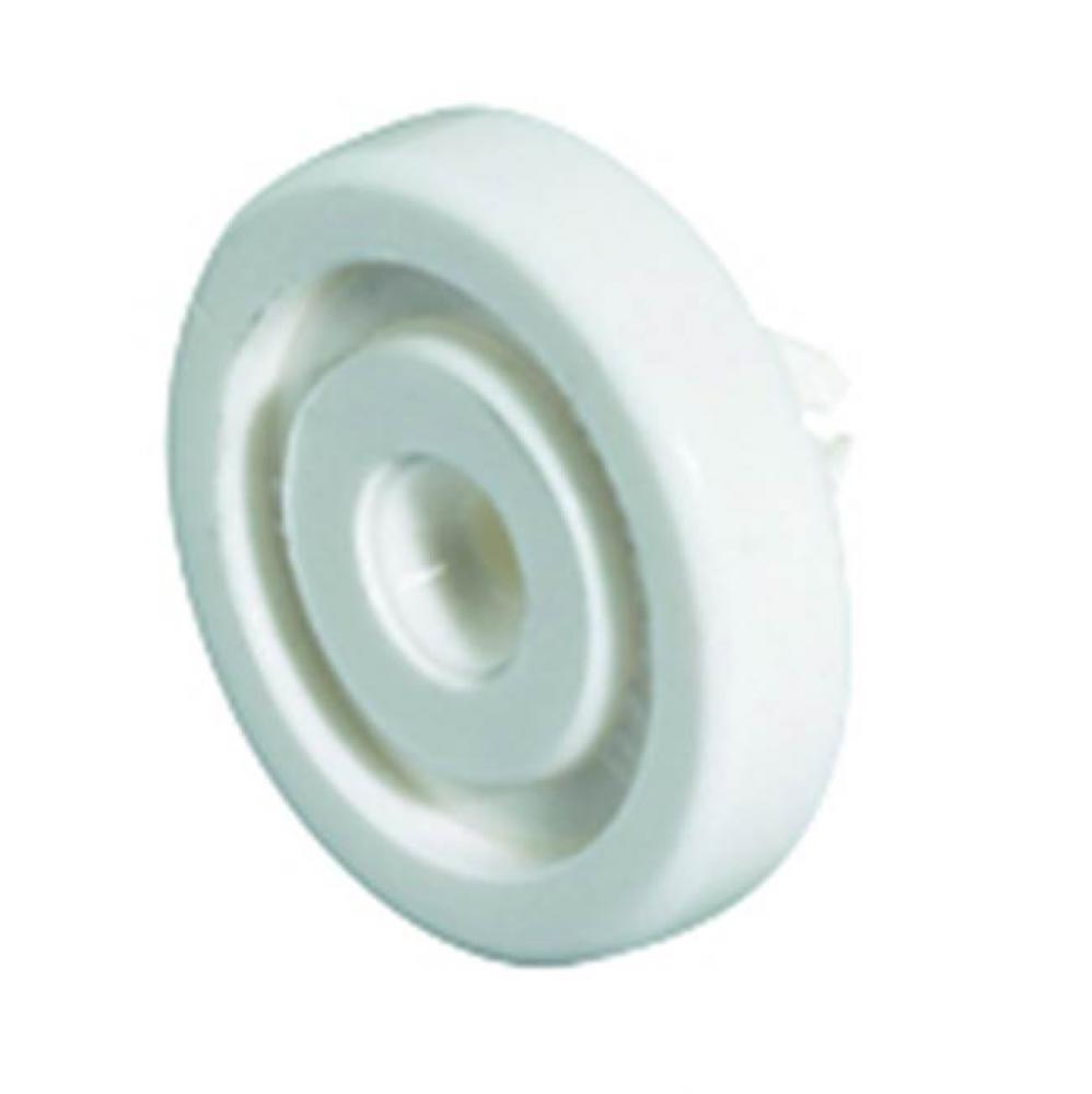 Spacer W/Dowel Pl.Wh.Dia.20.5X4Mm