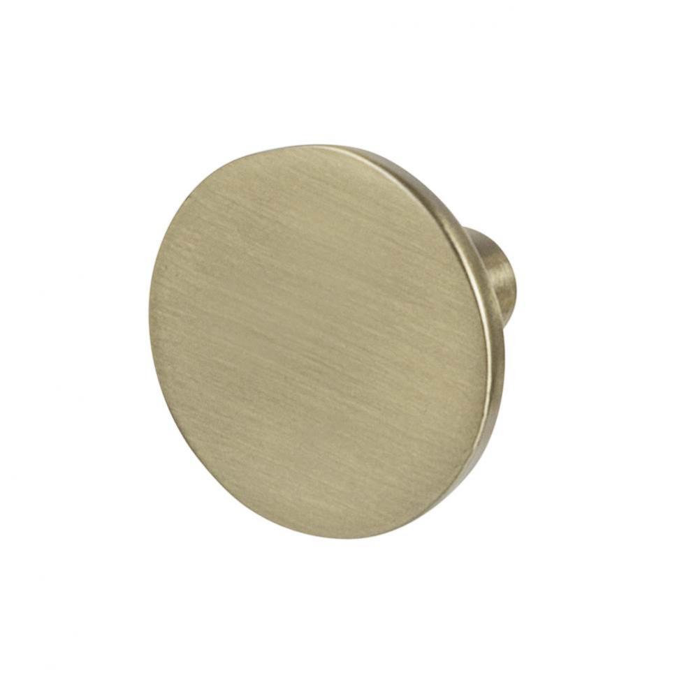 Knob Elite Zn Matt Gold 8-32 Dia 28.5Mm